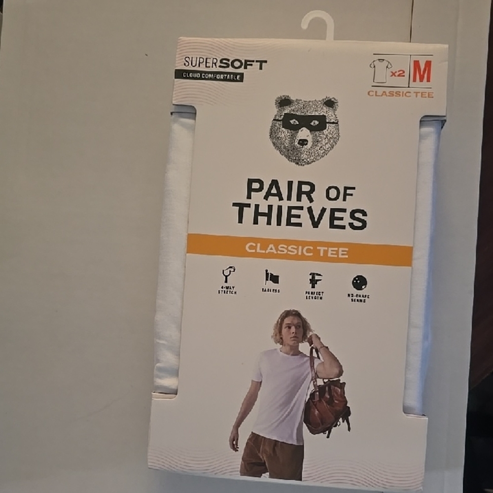 Pair of Thieves Classic Tee - White (2-Pack)